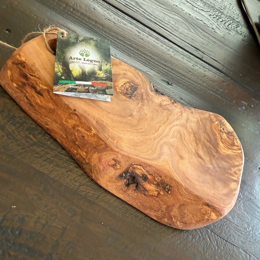 Natural Acacia Wood Serving Platter - Picture 2 of 5